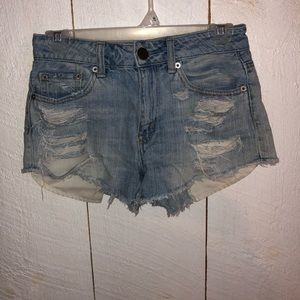 High Waisted Denim Shorts